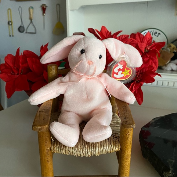 RARE Hoppity The Bunny Ty Beanie Babies RARE SEE DETAILS - Picture 1 of 9